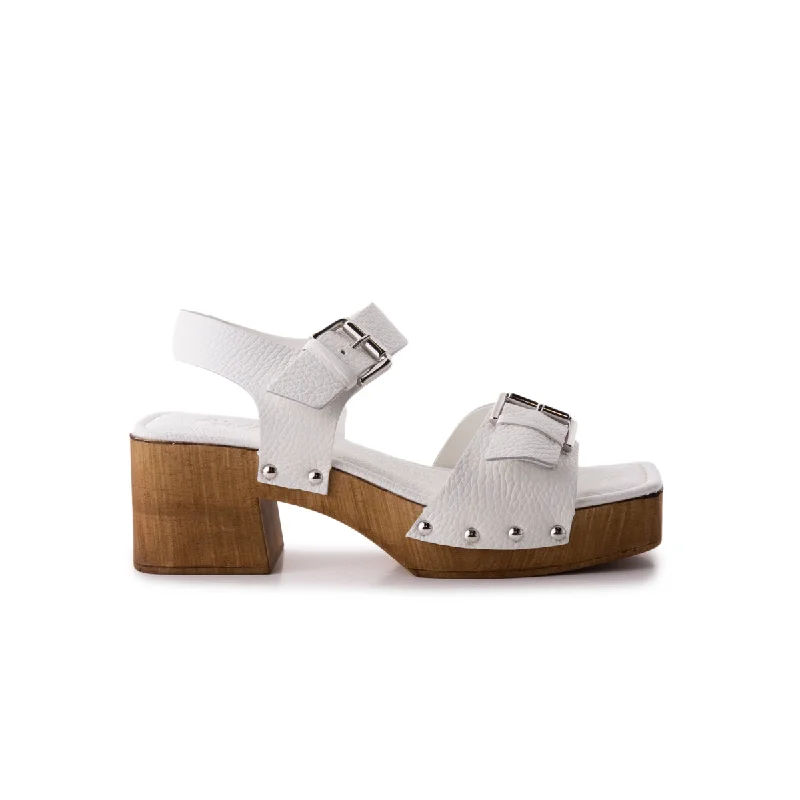 Tiril White Leather