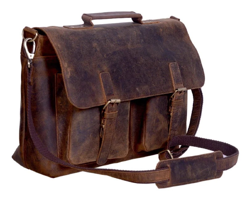 Buffalo Leather Laptop Bag