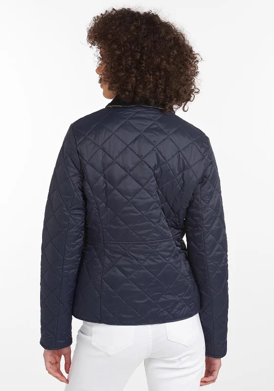 Barbour Womens Deveron Quilted Jacket, Navy