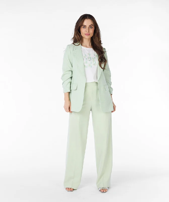 Esqualo Green Linen Look Blazer